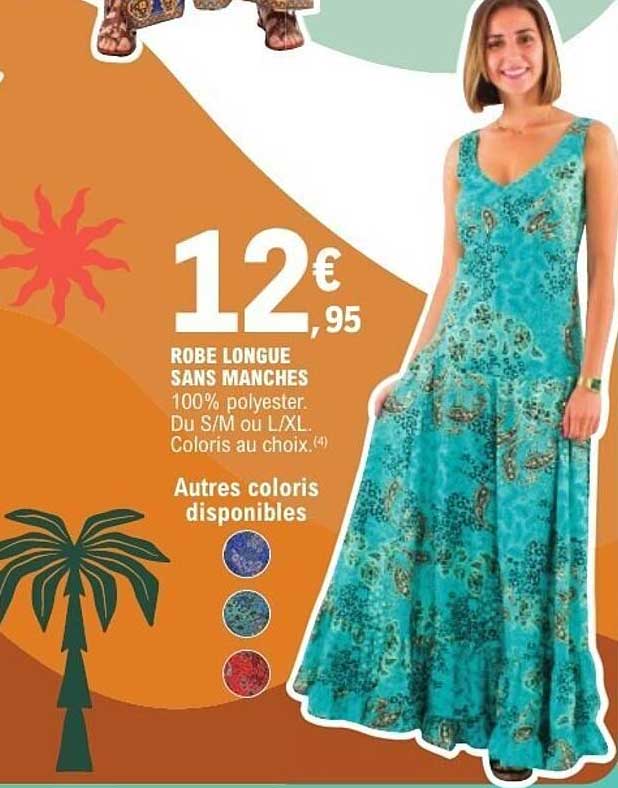 ROBE LONGUE SANS MANCHES