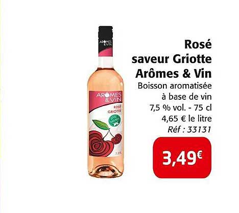 Rosé saveur Griotte Arômes & Vin