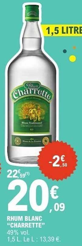 RUM BLANC "CHARRETTE"