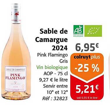 Sable de Camargue 2024 Pink Flamingo Gris