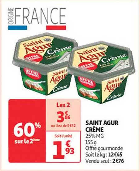 SAINT AGUR CRÈME