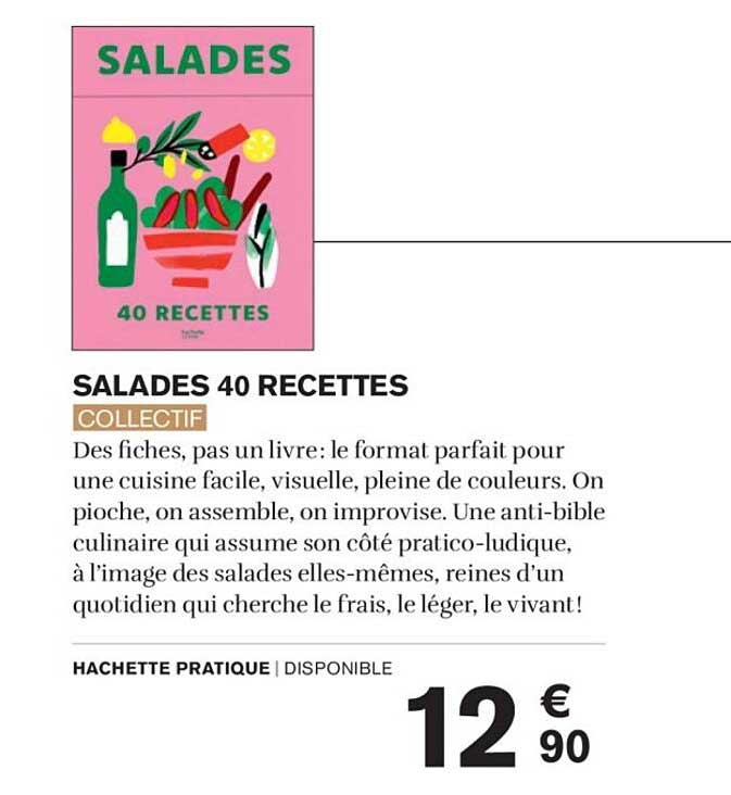 SALADES 40 RECETTES