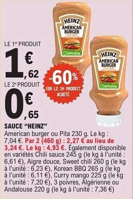 SAUCE "HEINZ"