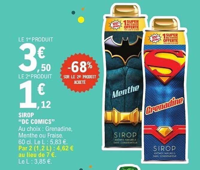 SIROP "DC COMICS"