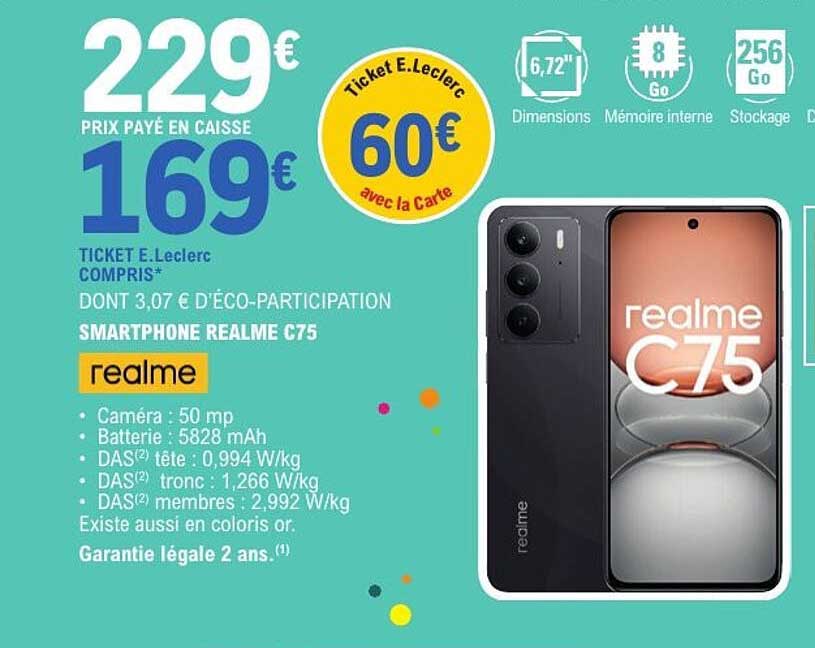 SMARTPHONE REALME C75