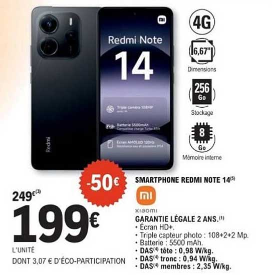 SMARTPHONE REDMI NOTE 14