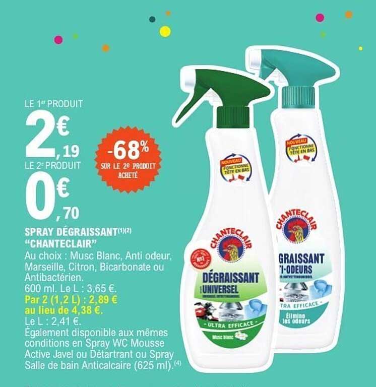 SPRAY DÉGRAISSANT "CHANTECLAIR"