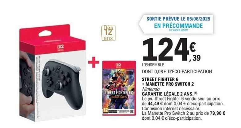 Street Fighter 6 + Manette Pro Switch 2