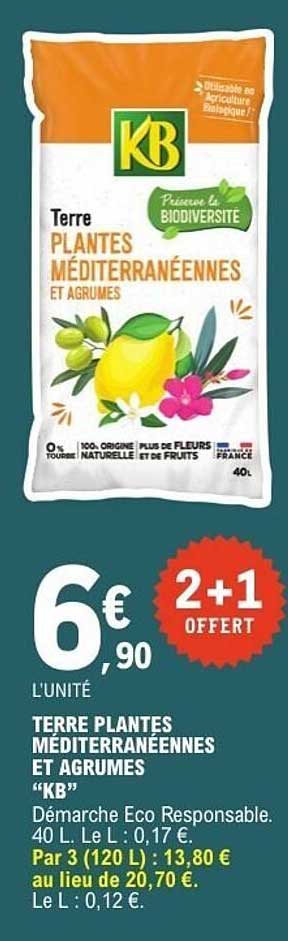TERRE PLANTES MÉDITERRANÉENNES ET AGRUMES "KB"