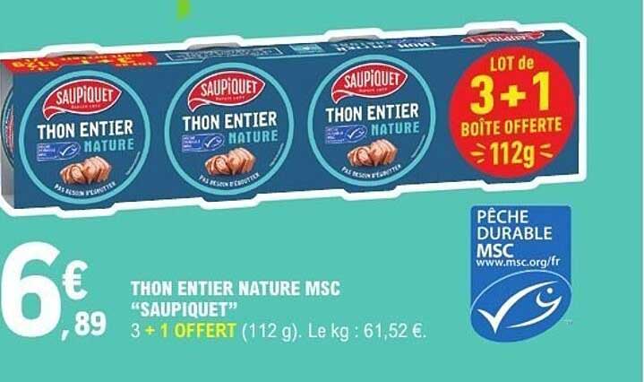 THON ENTIER NATURE MSC "SAUPIQUET"