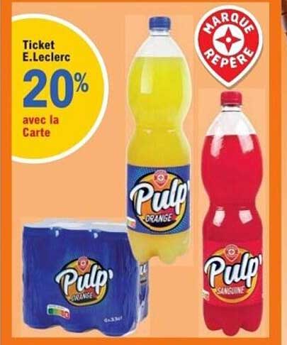 Ticket E.Leclerc 20%