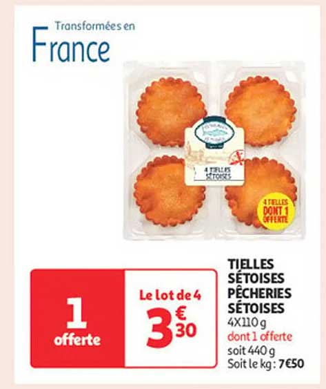 Tjelles Sétoises Pêcheries Sétoises - Lot de 4