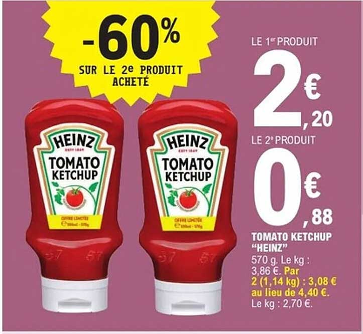 TOMATO KETCHUP "HEINZ"