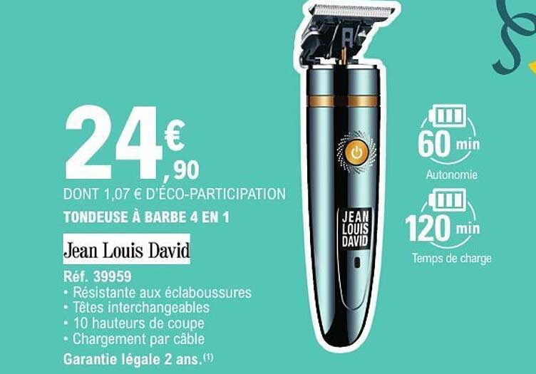 Tondeuse à barbe 4 en 1