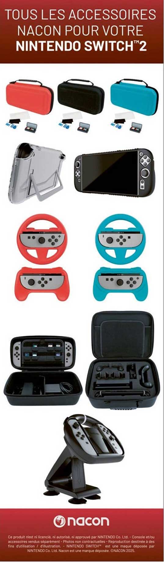 TOUS LES ACCESSOIRES NACON POUR VOTRE NINTENDO SWITCH™2