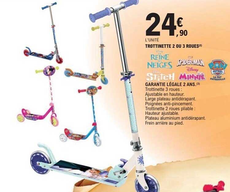 Trottinette 2 ou 3 roues