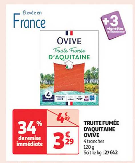TRUITE FUMÉE D'AQUITAINE OVIVE