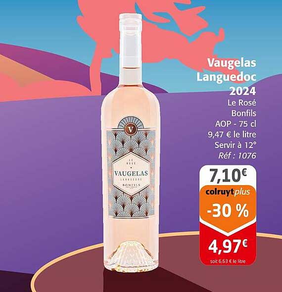 Vaugelas Languedoc 2024 - Le Rosé Bonfils AOP - 75 cl