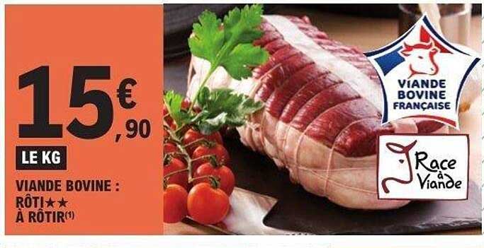 Viande Bovine : Rôti à Rôtir