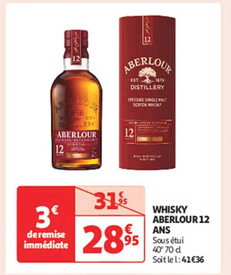 WHISKY ABERLOUR 12 ANS