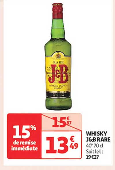 WHISKY J&B RARE