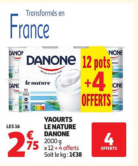 12 pots + 4 OFFERTS