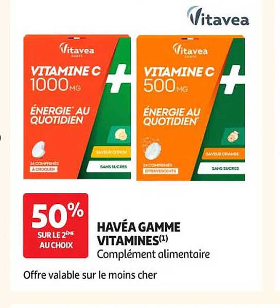 50% SUR LE 2ÈME AU CHOIX