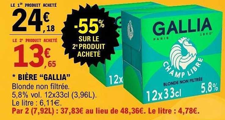 -55% SUR LE 2e PRODUIT ACHETÉ