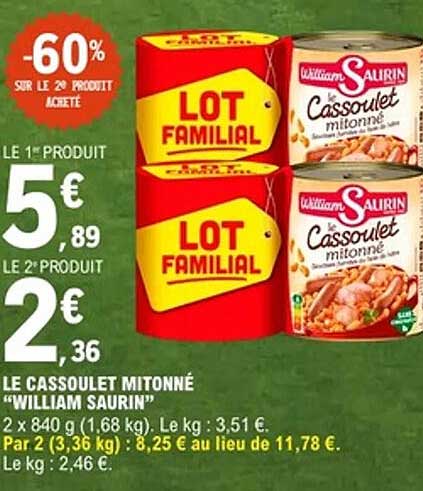 -60% SUR LE 2e PRODUIT ACHETÉ