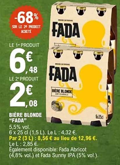 -68% sur le 2e produit acheté