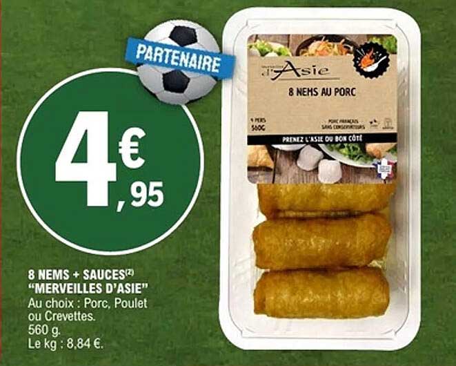 8 NEMS + SAUCES “MERVEILLES D’ASIE”