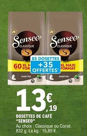 85 DOSETTES +35 OFFERTEs