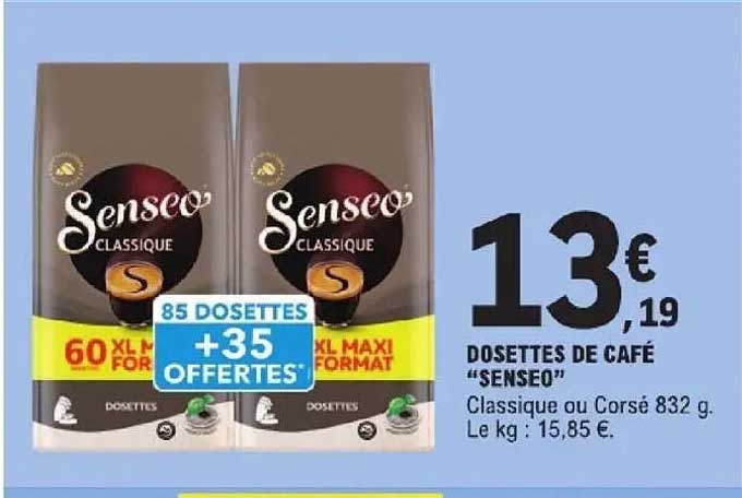 85 DOSETTES +35 OFFERTES