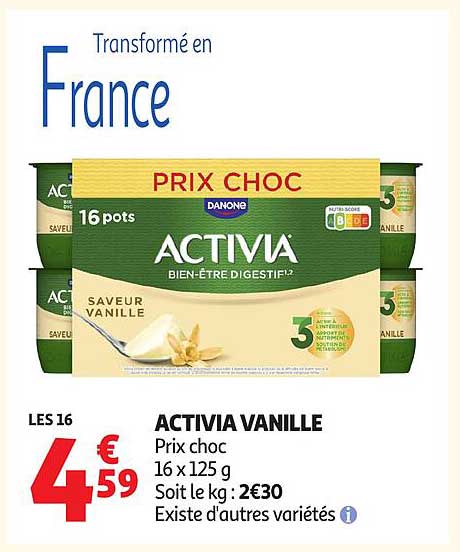 ACTIVIA VANILLE