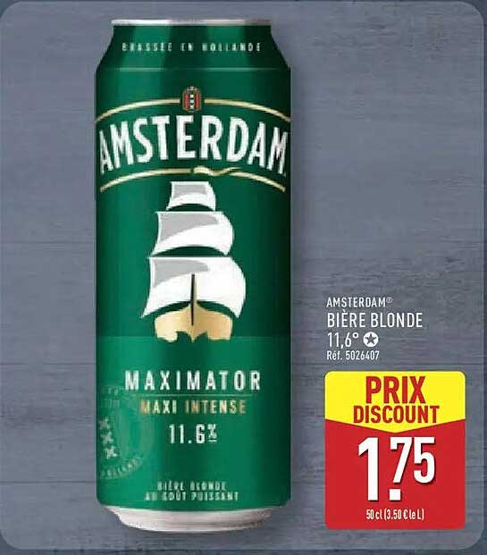 AMSTERDAM BIÈRE BLONDE 11,6°