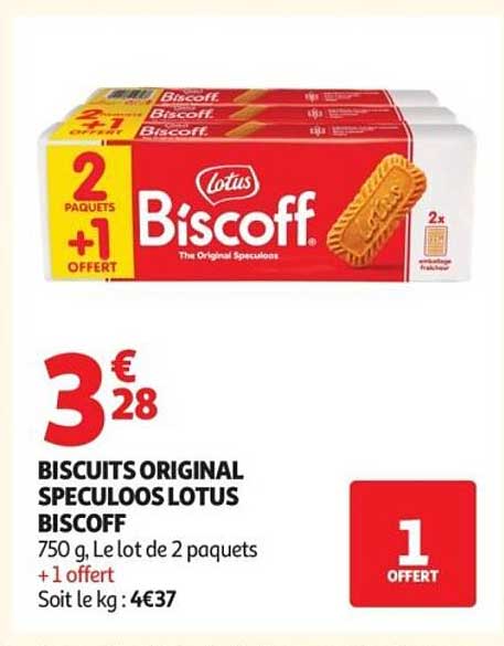 BISCUITS ORIGINAL SPECULOOS LOTUS BISCOFF