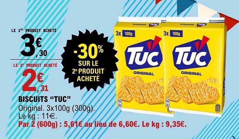 BISCUITS “TUC” Original. 3x100g (300g).