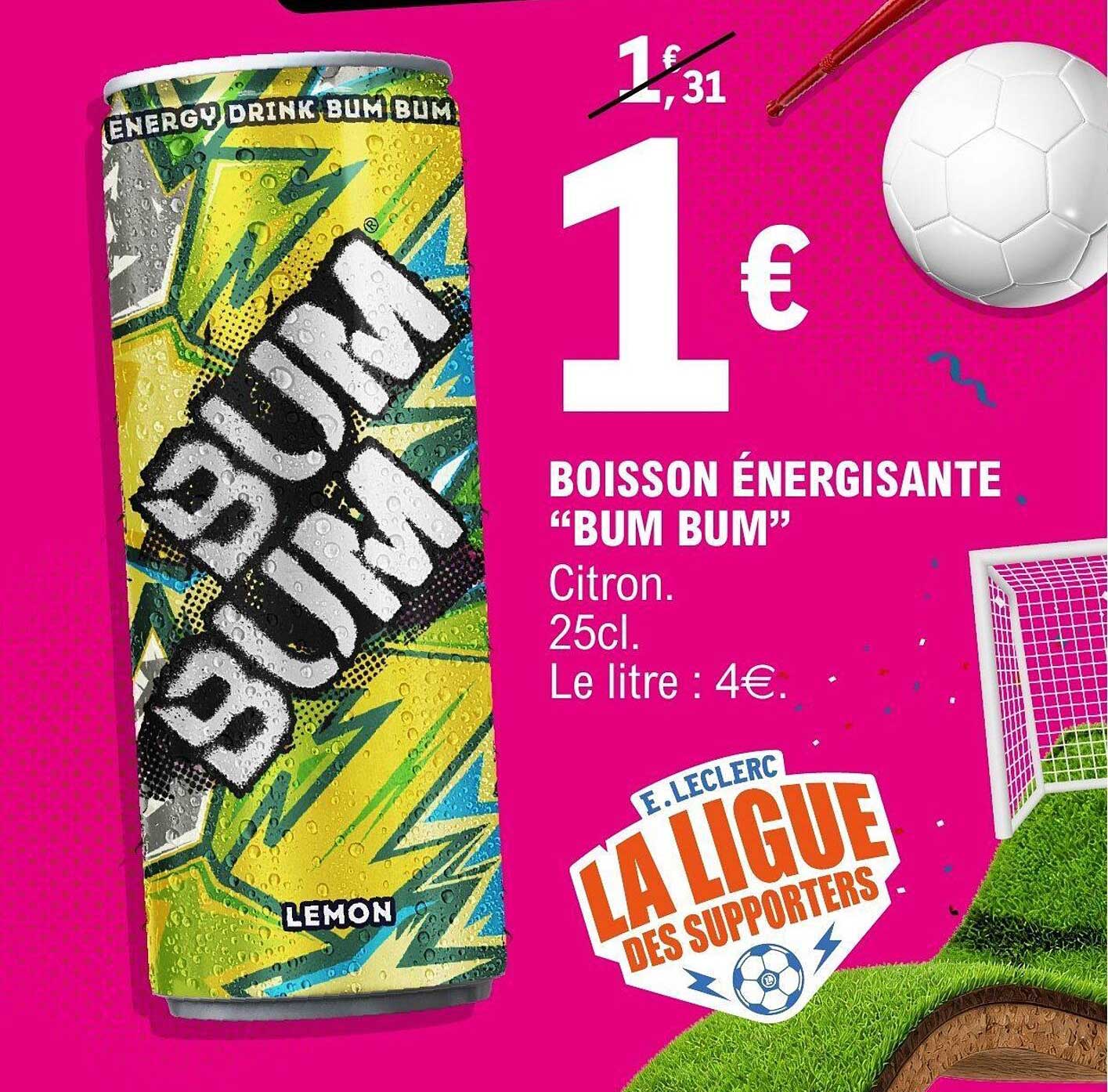 BOISSON ÉNERGISANTE “BUM BUM”