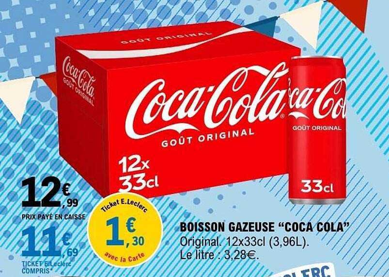 BOISSON GAZEUSE “COCA COLA”