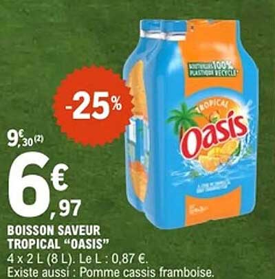 BOISSON SAVEUR TROPICAL “OASIS”