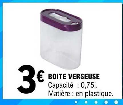 BOITE VERSEUSE