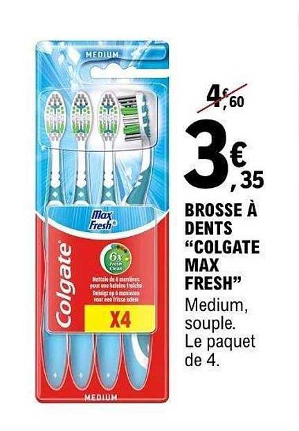 BROSSE À DENTS “COLGATE MAX FRESH”