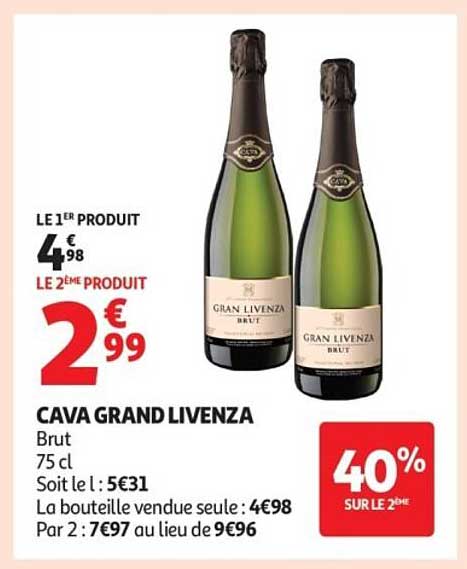 CAVA GRAND LIVENZA Brut 75 cl