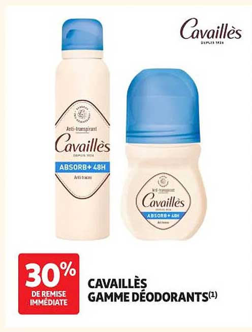 CAVAILLÈS GAMME DÉODORANTS(1)