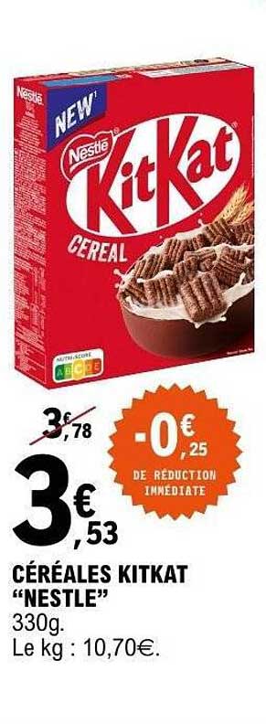 CÉRÉALES KITKAT “NESTLE” 330g