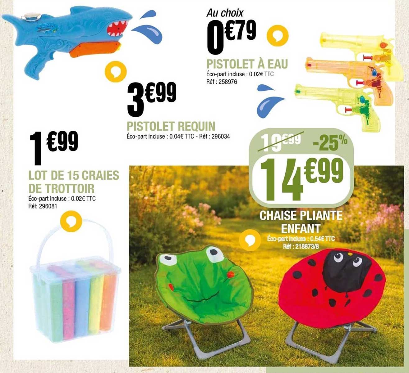 CHAISE PLIANTE ENFANT