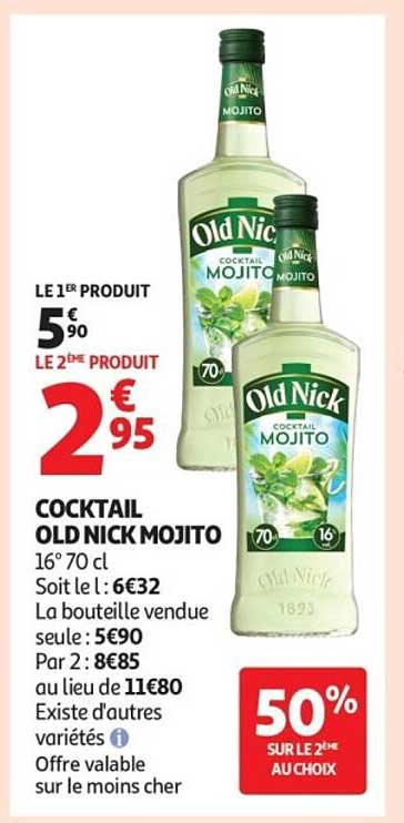 COCKTAIL OLD NICK MOJITO 16° 70 cl