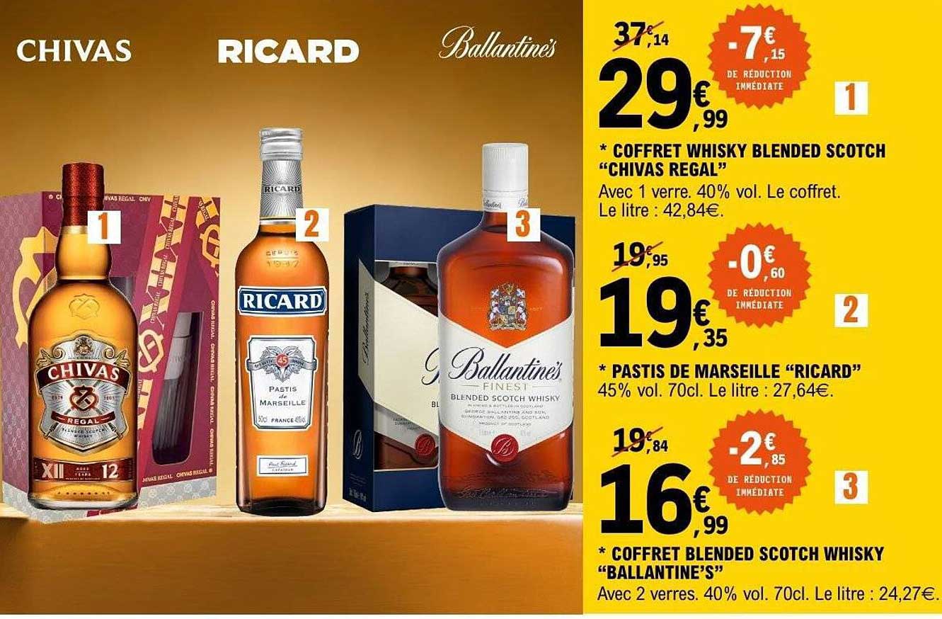 * COFFRET WHISKY BLENDED SCOTCH “CHIVAS REGAL”