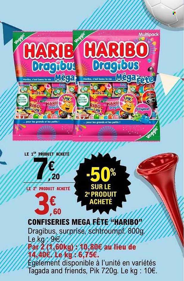 CONFISERIES MEGA FÊTE “HARIBO”
