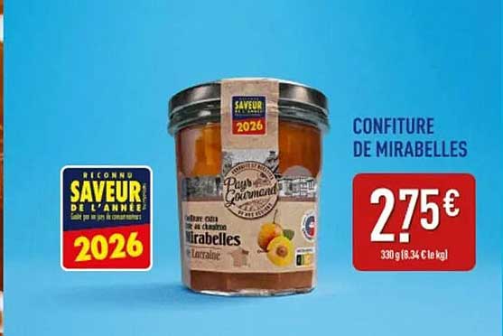 CONFITURE DE MIRABELLES